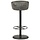 Tabouret de bar en cuir véritable gris vieilli - Jusqu'à 75% de remise