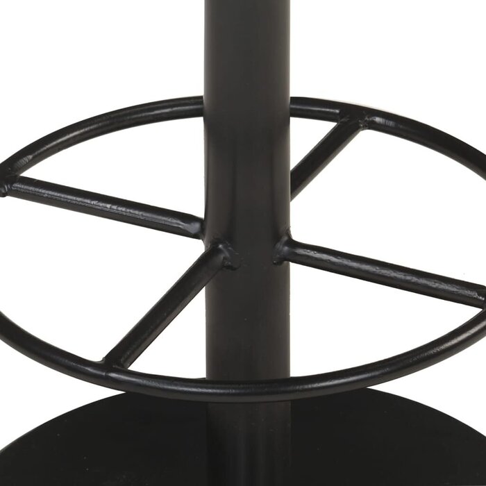 Vidaxl Tabouret de bar en cuir véritable gris vieilli - Jusqu'à 75% de remise