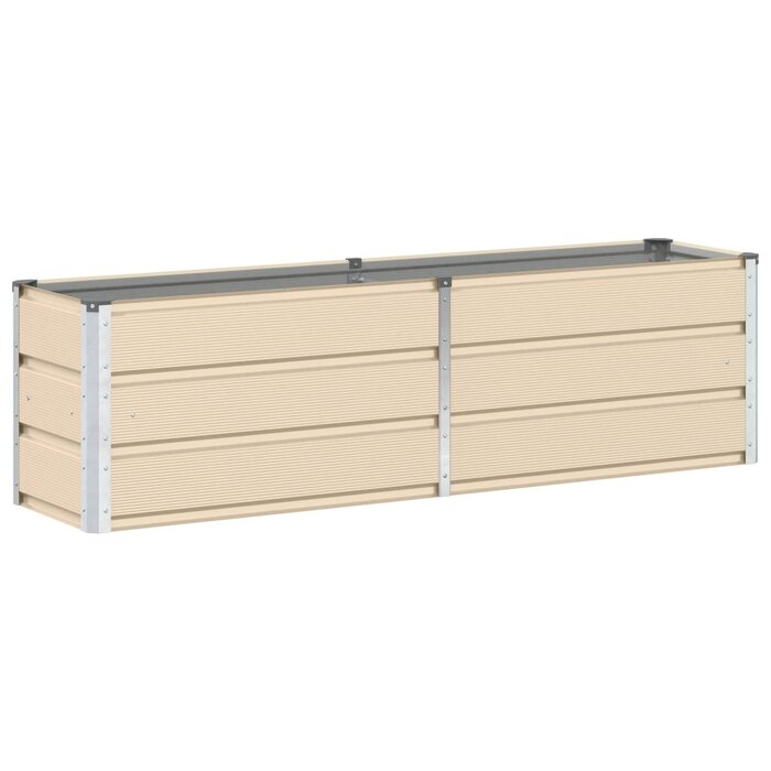 Jardinière en acier ivoire 160 cm - Jusqu'à -32% sur notre sélection outlet