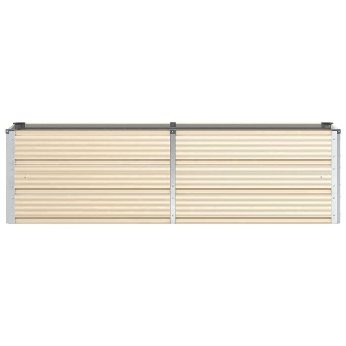 Jardinière en acier ivoire 160 cm - Jusqu'à -32% sur notre sélection outlet