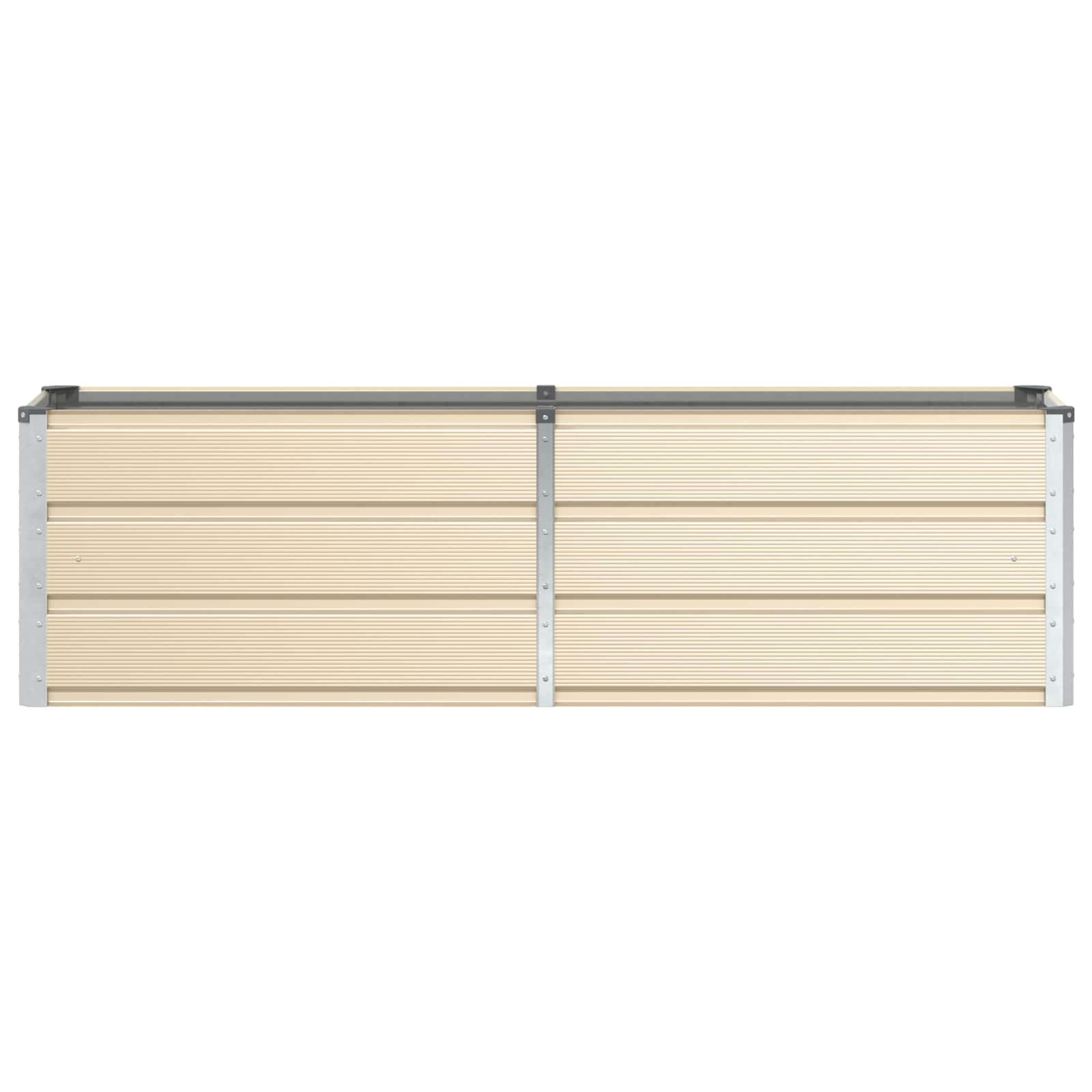 Jardinière en acier ivoire 160 cm - Jusqu'à -32% sur notre sélection outlet