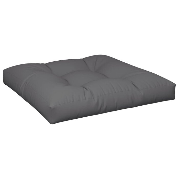 Vidaxl Set de 2 coussins pour palette anthracite 80x80cm - Jusqu'à -47%
