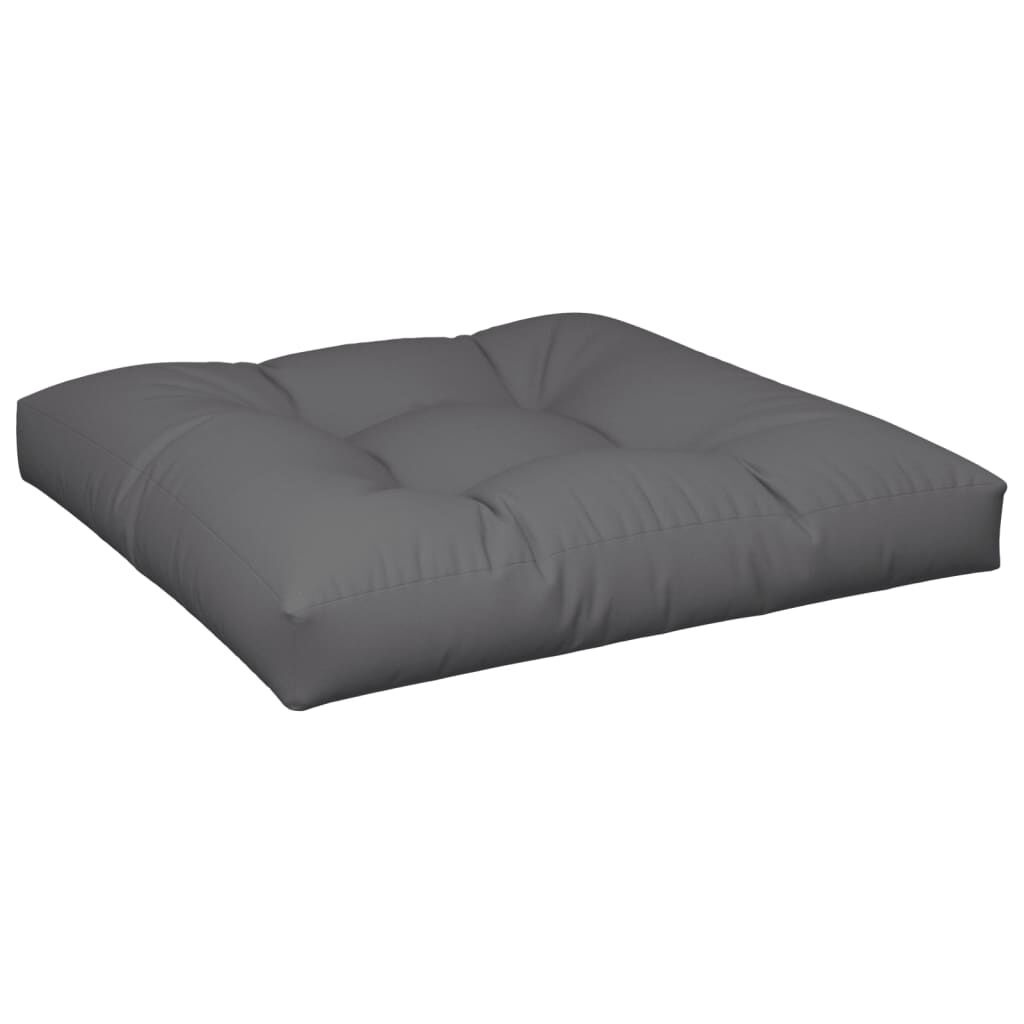 Vidaxl Set de 2 coussins pour palette anthracite 80x80cm - Jusqu'à -47%