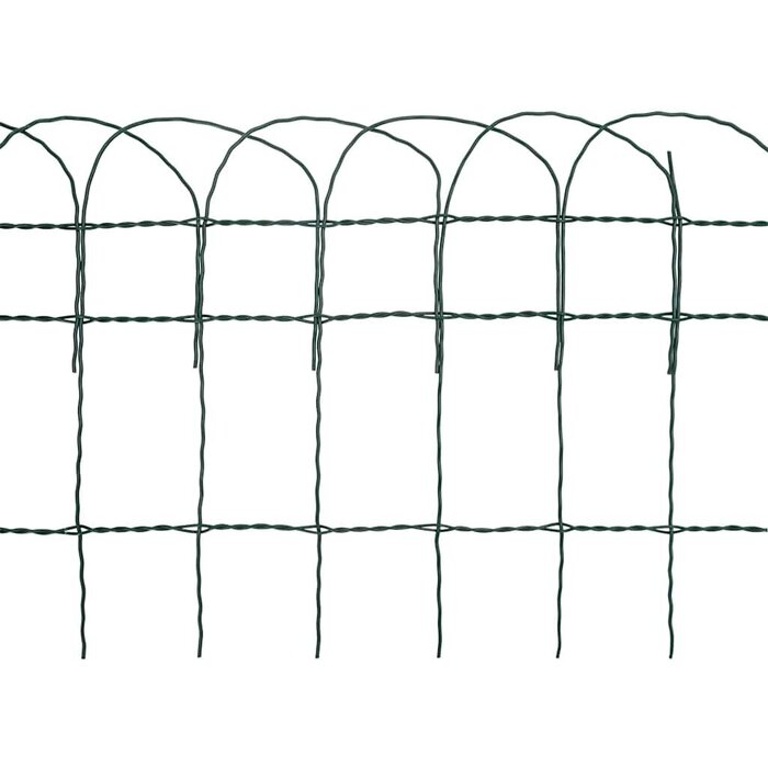 Bordure de jardin en fer vert 10m - Jusqu'à -32%