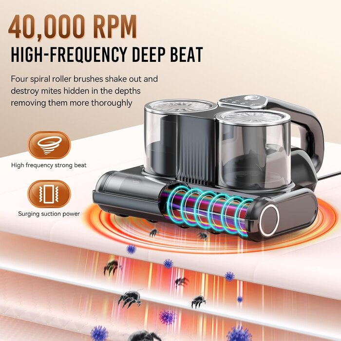 Aspirateur Anti-Acariens UV-C 500W - Jusqu'à -33% sur l'outlet