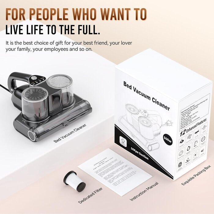 Aspirateur Anti-Acariens UV-C 500W - Jusqu'à -33% sur l'outlet