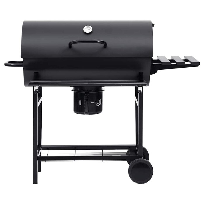 Barbecue charbon sur roues avec tablettes - Jusqu'à -35% sur l'outlet