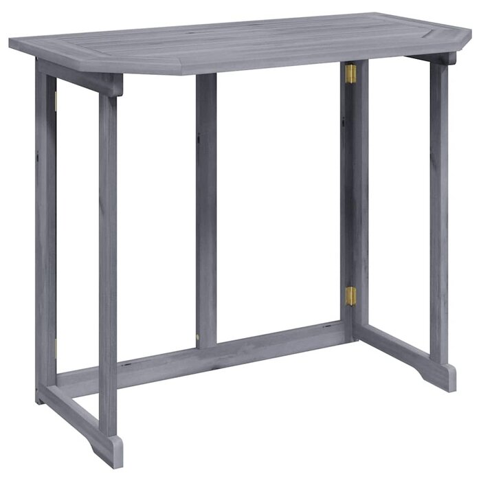 Table de balcon pliante en bois d'acacia - Jusqu'à 34 % de remise
