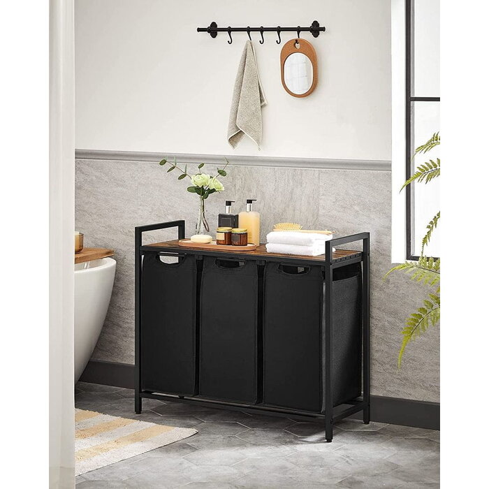 Trieur à linge 3 compartiments 114L - Jusqu'à -41% sur l'outlet