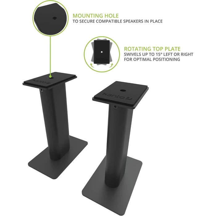Supports d'enceintes 23cm - Inclinables - Jusqu'à 34% de réduction