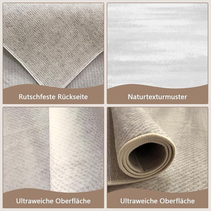 Tapis de couloir ou cuisine antidérapant gris 80x150cm - Jusqu'à -31%