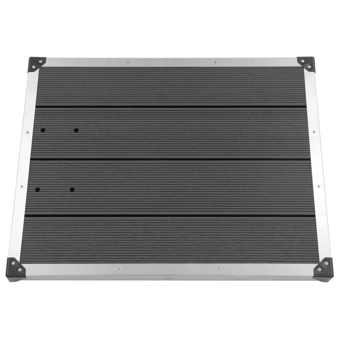 Receveur de douche extérieur 80x62 cm WPC - Jusqu'à 34% de remise
