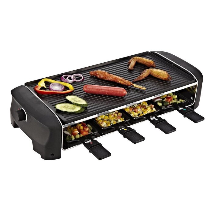 Appareil à Raclette et Grill 8 Pers. - 1400W - Jusqu'à -61%
