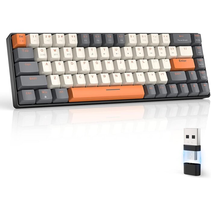 Clavier mécanique gaming 60% sans fil - Jusqu'à 32% de remise