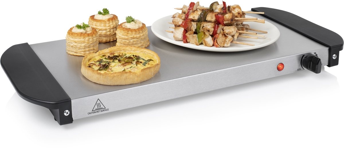 Chauffe-buffet 3 bacs avec plaque chauffante - Jusqu'à 33% de remise