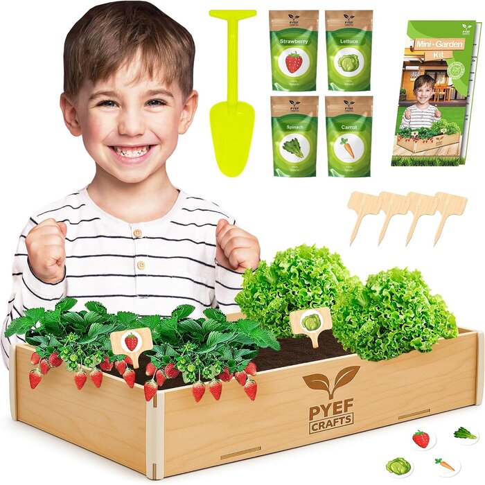 Kit de jardinage enfant - Mini potager d'intérieur - Jusqu'à 30% de remise