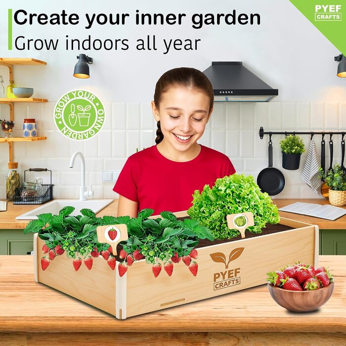 Kit de jardinage enfant - Mini potager d'intérieur - Jusqu'à 30% de remise