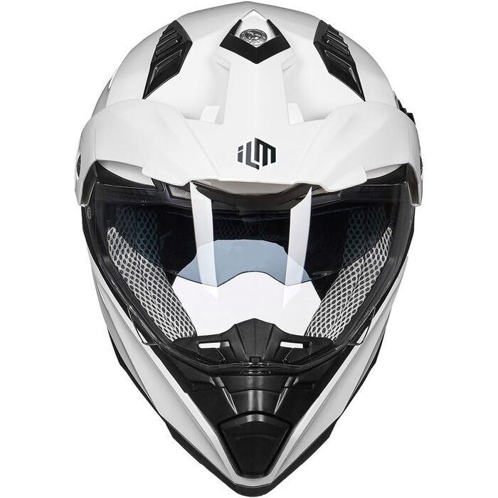 Casque intégral de motocross ECE 22.06 - Gris et Rouge - Taille L - Jusqu'à -34%