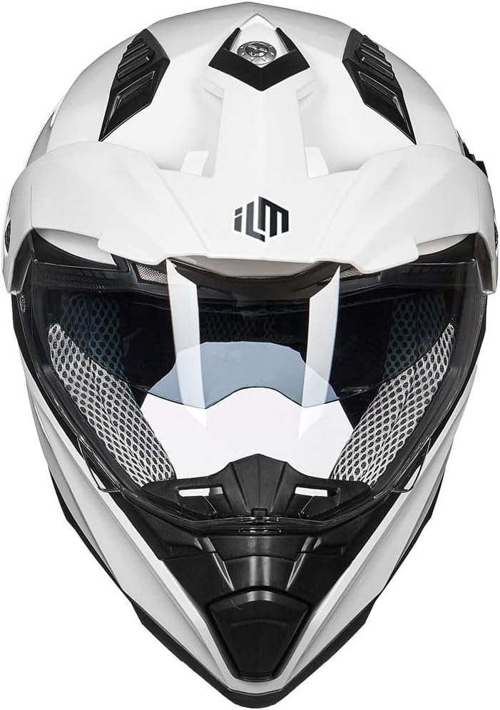 Casque intégral de motocross ECE 22.06 - Gris et Rouge - Taille L - Jusqu'à -34%