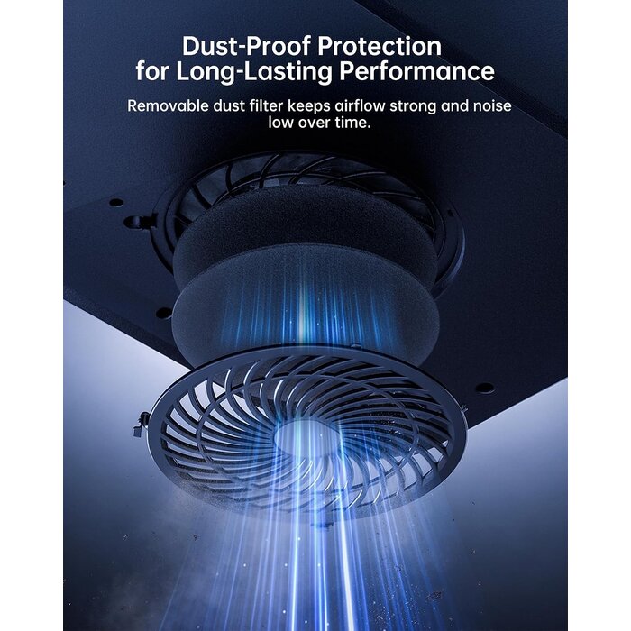 Support ventilé pour ordinateur portable - Refroidissement optimal - Jusqu'à -35%