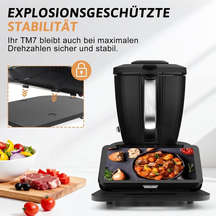 Plateau coulissant pour robot Thermomix TM7 - Bois noir - Jusqu'à -32%