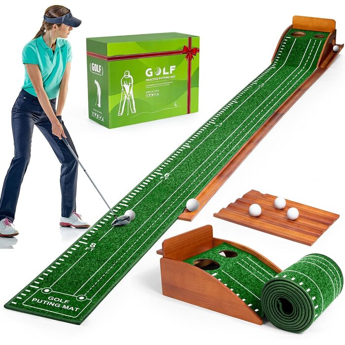 Tapis de Putting de Golf avec Retour Automatique - Jusqu'à 34% de remise