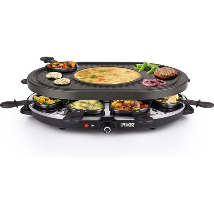 Appareil à raclette et crêpière 8 pers. - Jusqu'à 60% de réduction