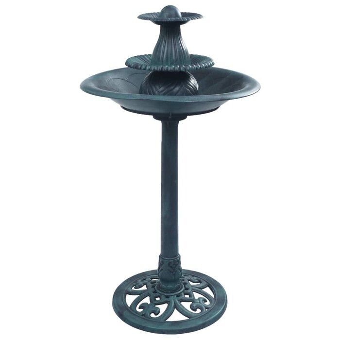 Bain d'oiseaux avec fontaine 50x91cm - Vert - Jusqu'à 34% de remise