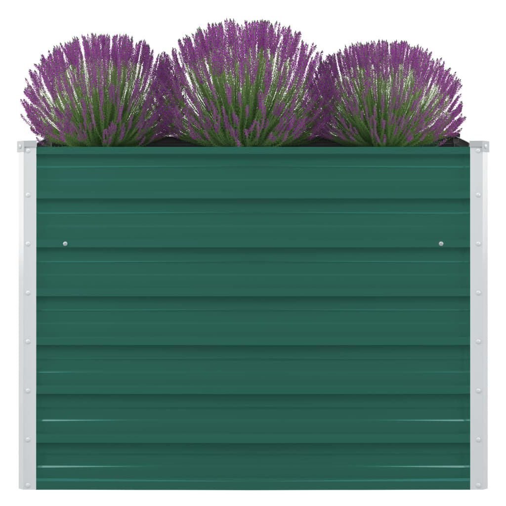 Jardinière surélevée en acier galvanisé 100x100x77cm - Jusqu'à 33% de remise
