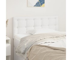 Vidaxl Tête de lit en similicuir blanc 100cm - Jusqu'à -70% de remise