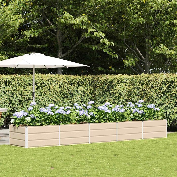 Grande jardinière acier ivoire 400cm - Jusqu'à -34% sur nos modèles outlet
