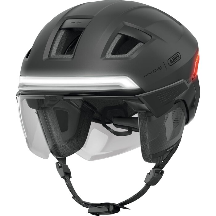 Casque de vélo électrique avec éclairage et visière - Jusqu'à 30% de remise