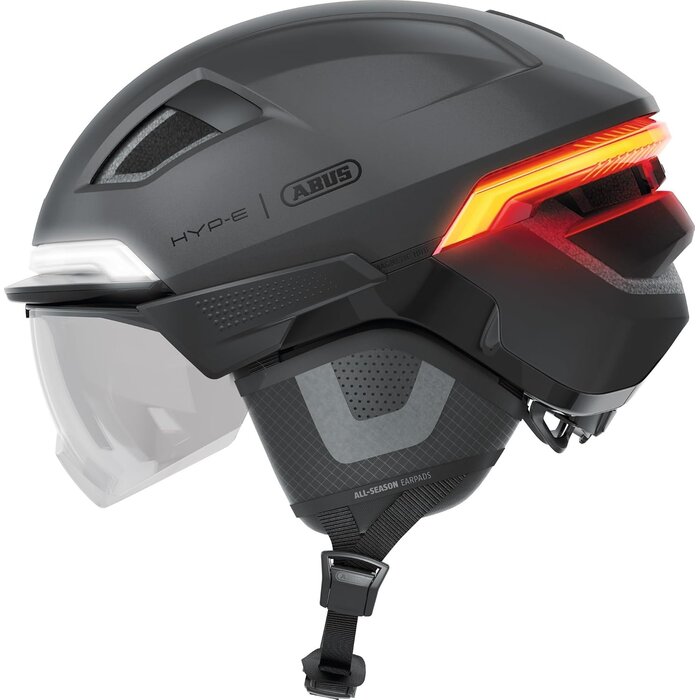 Casque de vélo électrique avec éclairage et visière - Jusqu'à 30% de remise