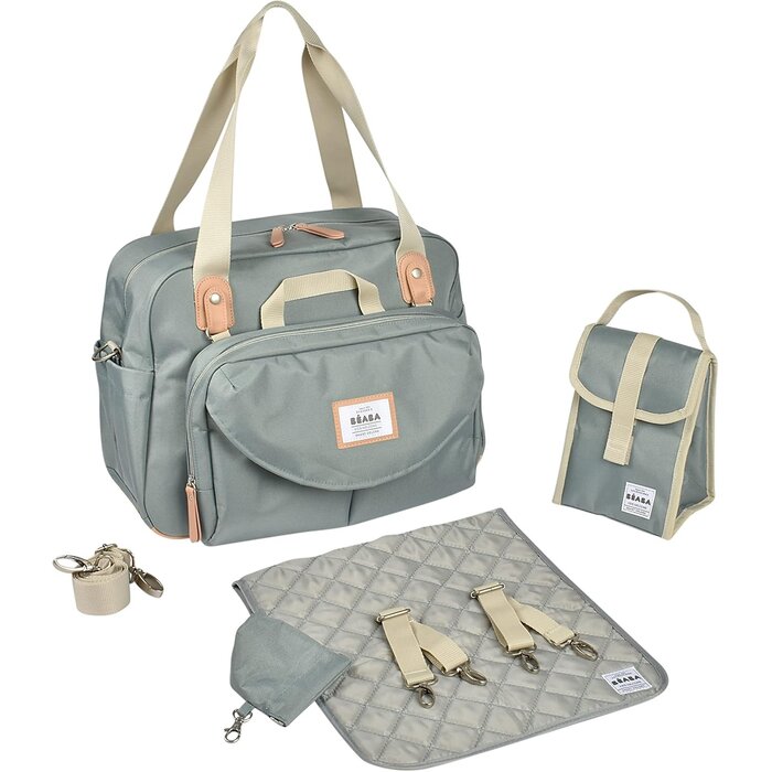 Sac à langer Genève II Vert Sauge 23L - Jusqu'à 34% de remise