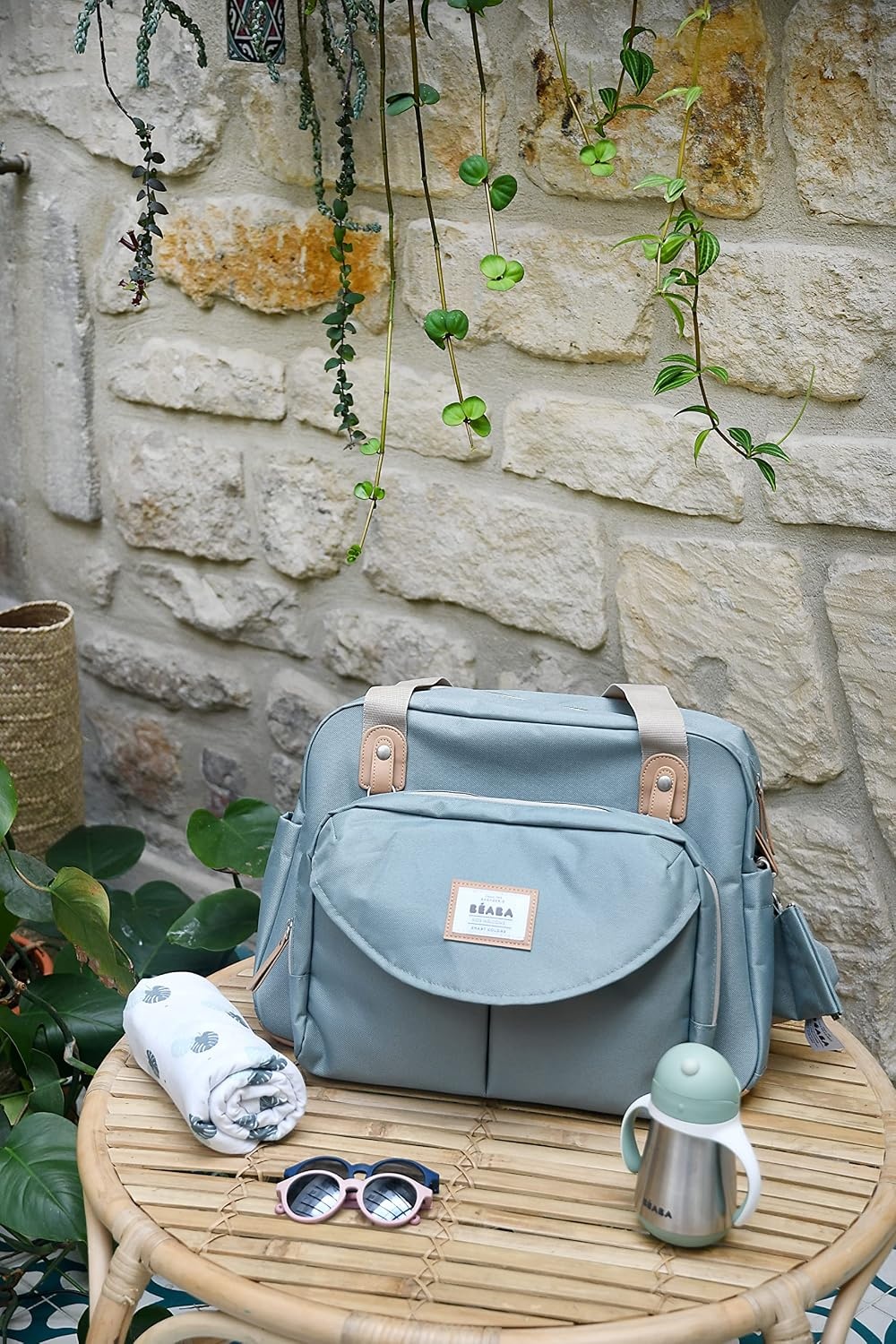 Sac à langer Genève II Vert Sauge 23L - Jusqu'à 34% de remise