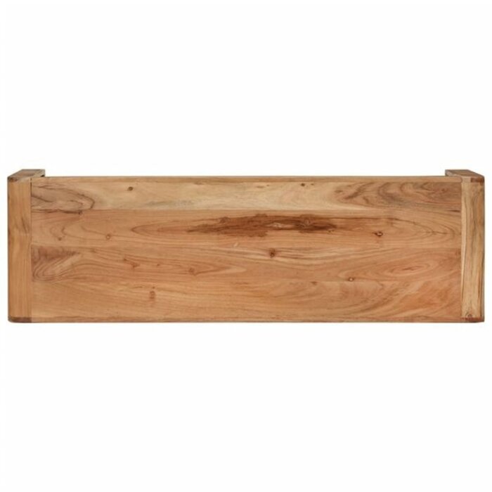 Meuble TV en bois d'acacia massif - 110 cm - Jusqu'à -35% en outlet