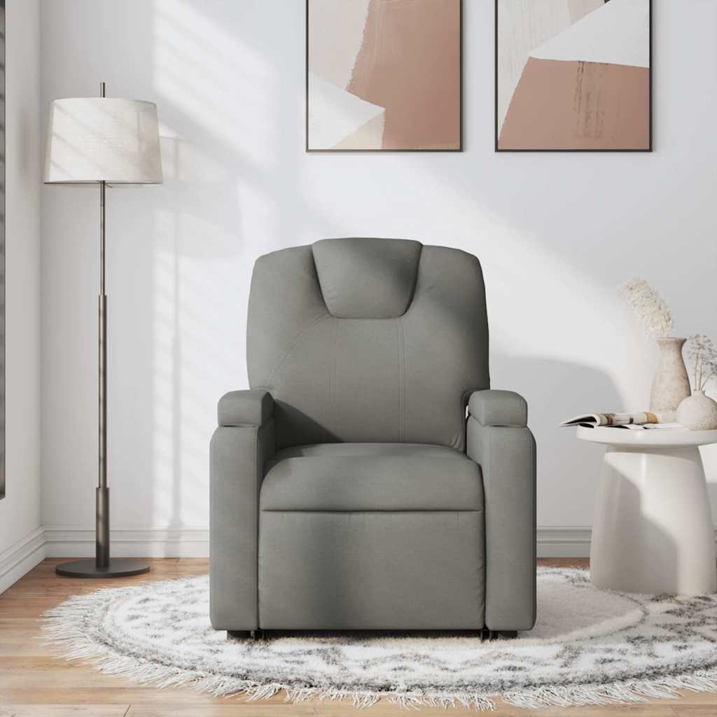 Vidaxl Fauteuil de massage inclinable gris foncé - Jusqu'à 35% de remise
