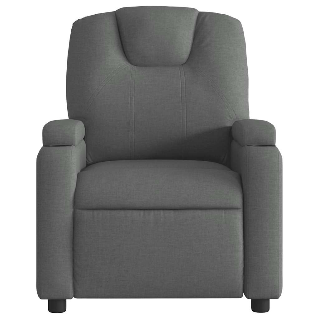 Vidaxl Fauteuil de massage inclinable gris foncé - Jusqu'à 35% de remise