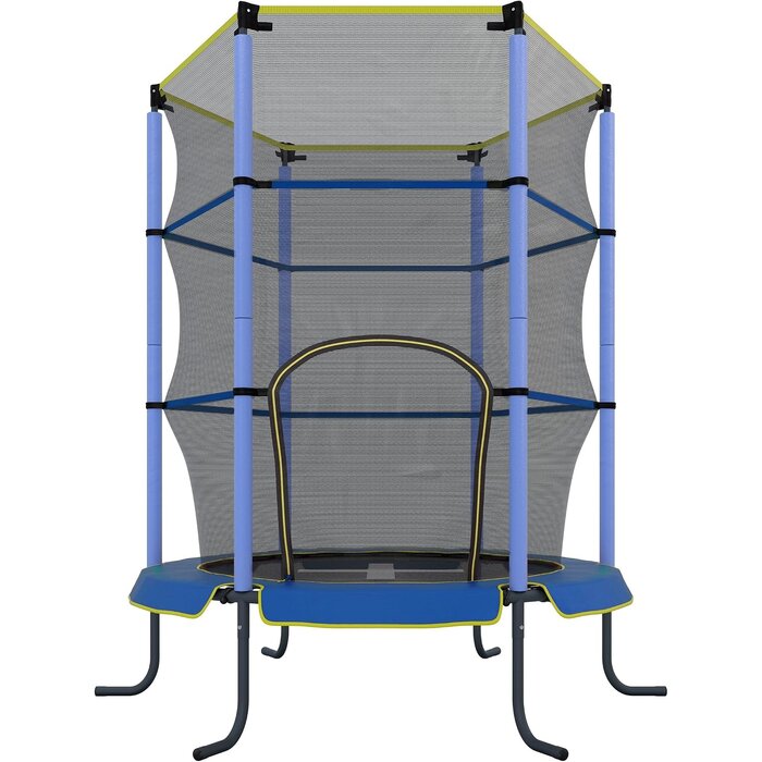 Trampoline enfant 140 cm avec filet de sécurité - Jusqu'à 35% de remise