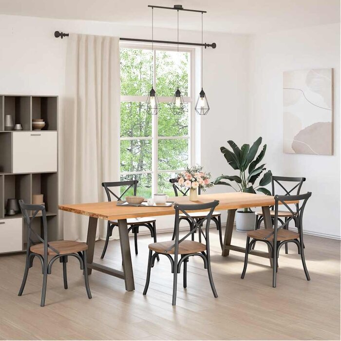 Pieds de table en acier forme A (90x73cm) - Lot de 2 - Jusqu'à -34%