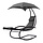 Chaise longue à bascule avec pare-soleil - Anthracite - Jusqu'à 38% de remise