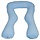 Coussin d'allaitement en U coton bleu - Jusqu'à 67% de réduction