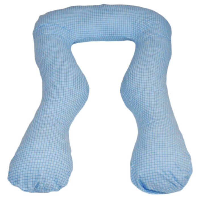Coussin d'allaitement en U coton bleu - Jusqu'à 67% de réduction