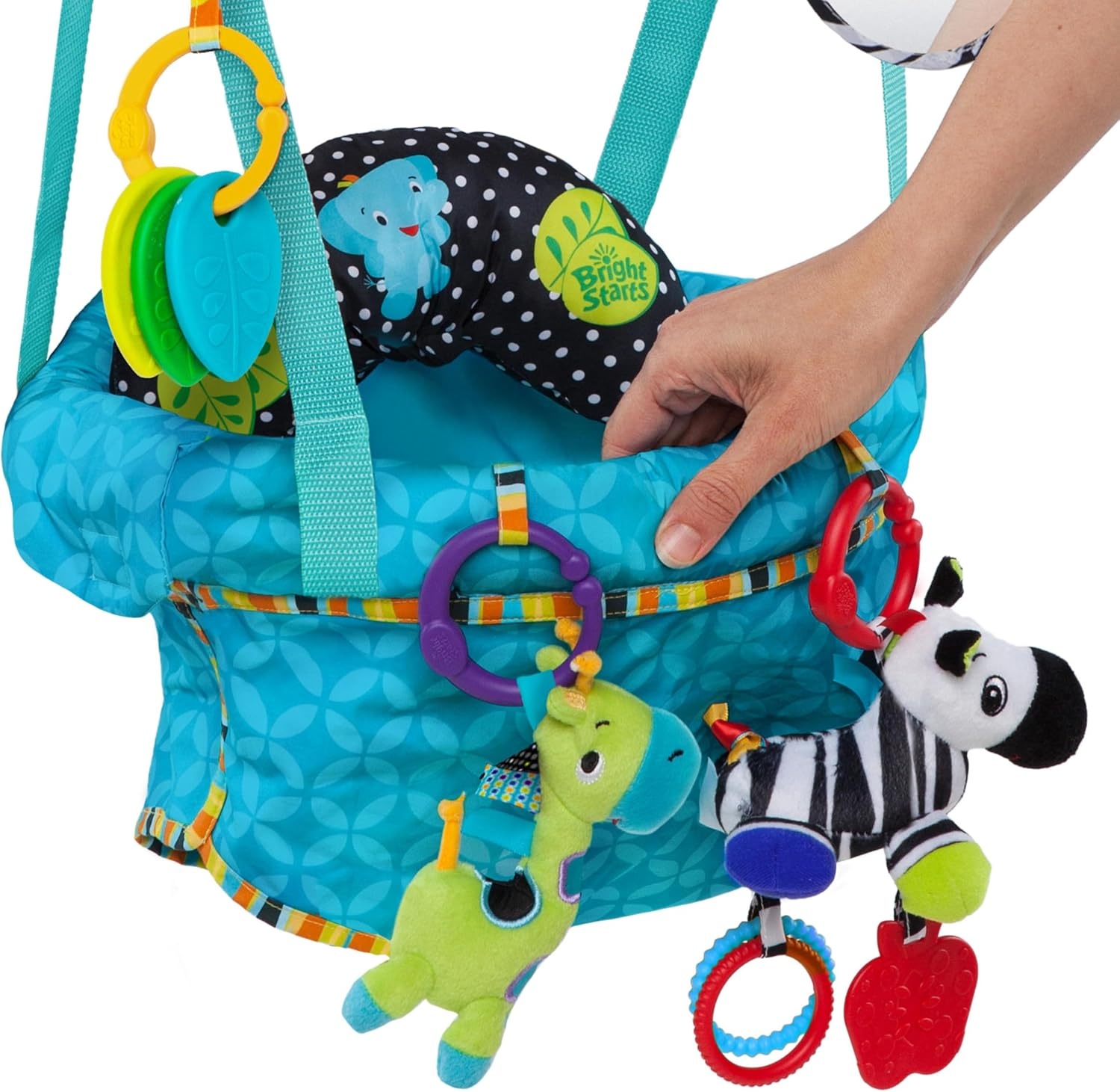 Sautoir de porte pour bébé avec 4 jouets - Jusqu'à 34% de remise