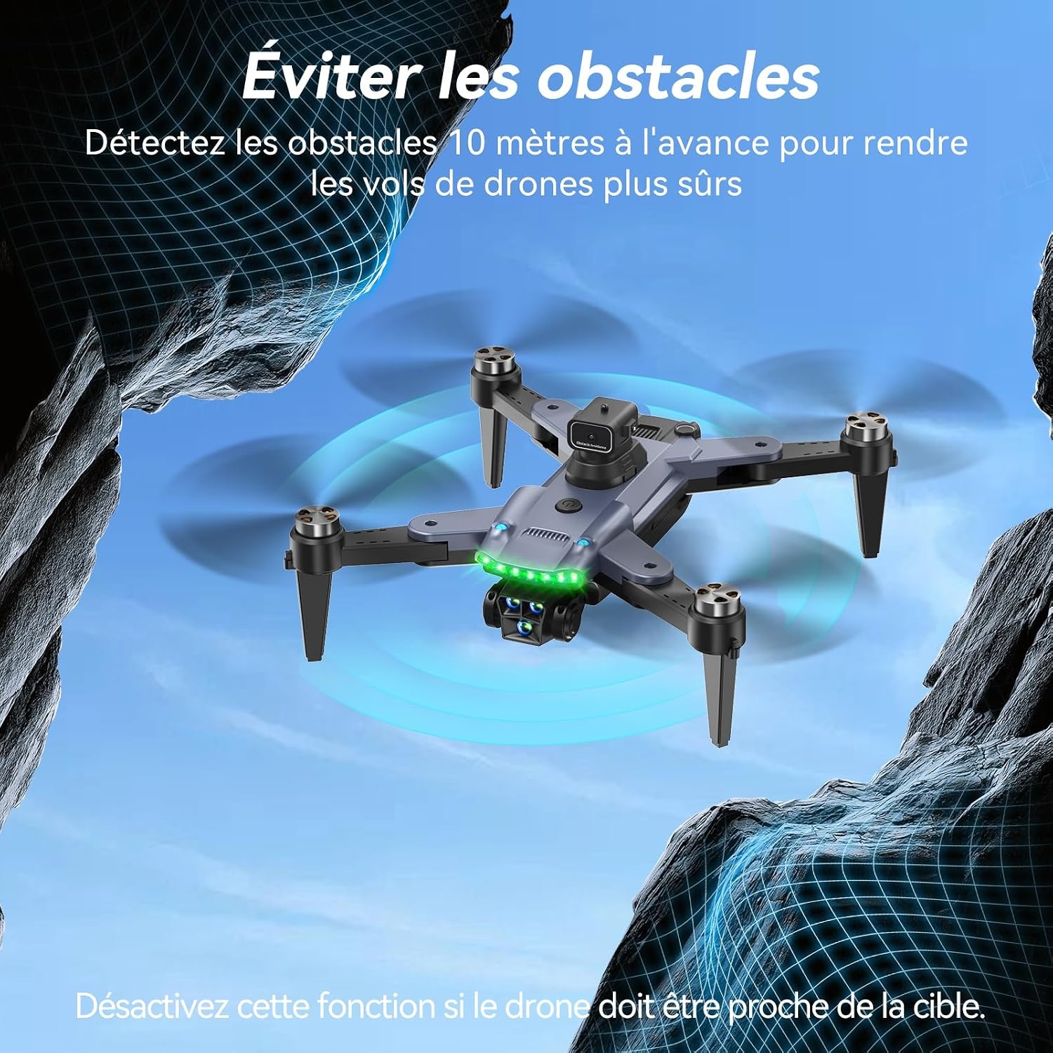 Drone GPS 4K avec caméra Follow Me - Jusqu'à 34% de réduction