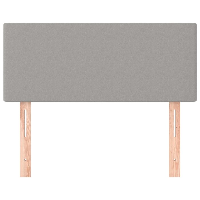 Vidaxl Tête de lit en tissu gris clair 90cm - Jusqu'à -71%