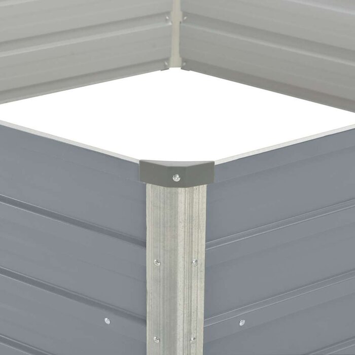Jardinière surélevée hexagonale en acier gris - Jusqu'à 32% de remise