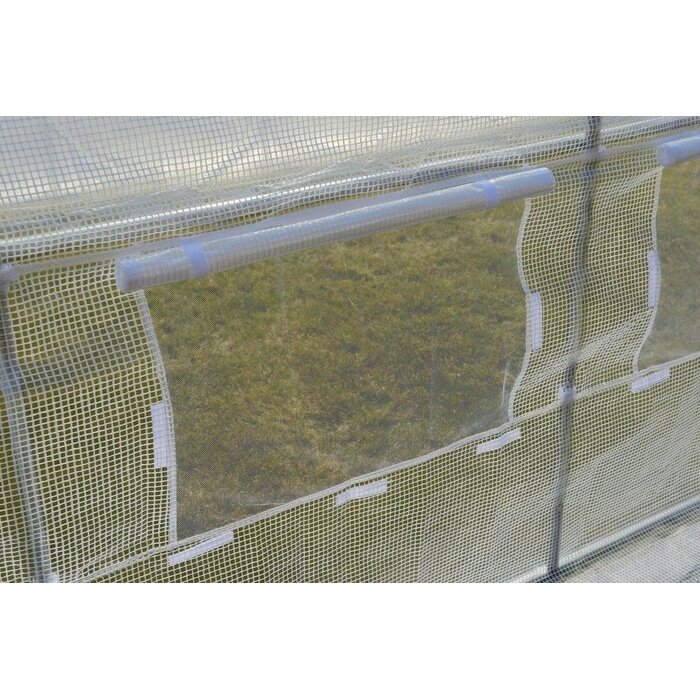 Viking Choice Bâche de serre 9m² 200x450cm avec moustiquaires - Jusqu'à -63% de remise