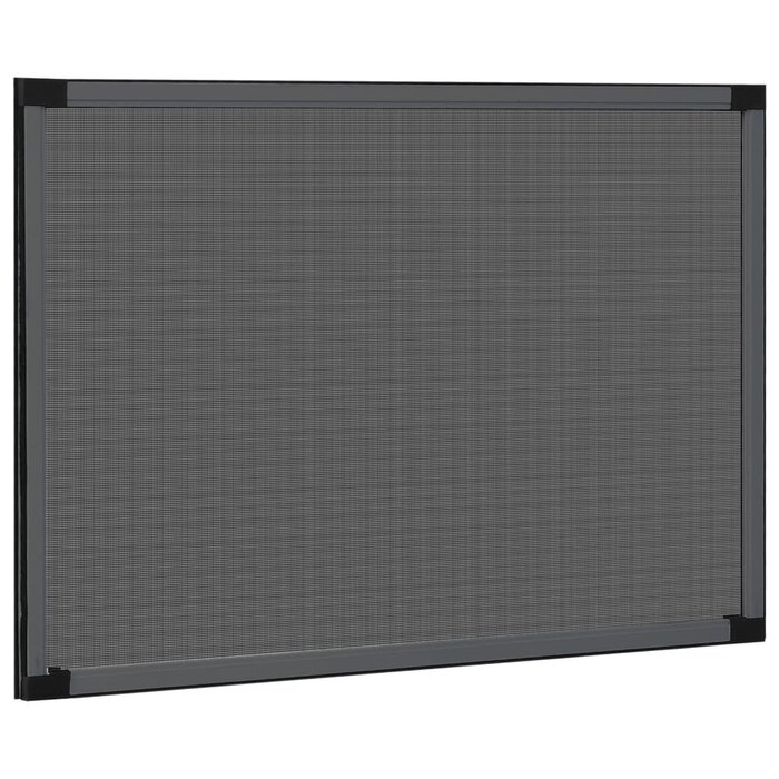 Moustiquaire extensible 75-143x50cm, alu anthracite - Jusqu'à 31% de remise