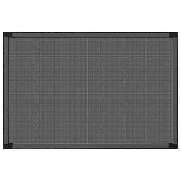 Moustiquaire extensible 75-143x50cm, alu anthracite - Jusqu'à 31% de remise